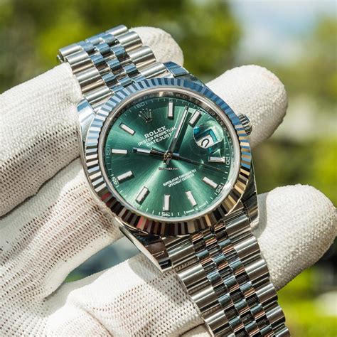 green gold rolex|rolex 41mm date just mint dial.